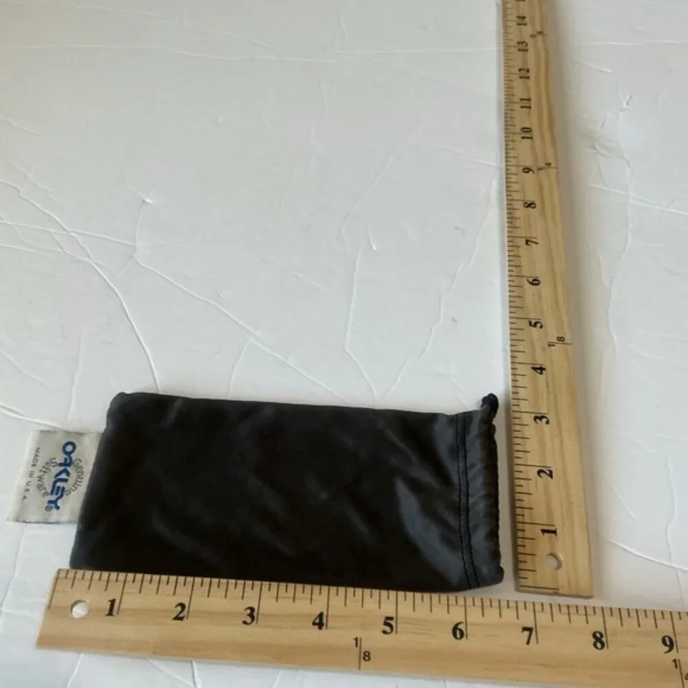 Vintage Oakley black drawstring storage pouch / case for glasses / sunglasses